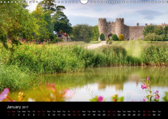 From the Castles of Kent and Sussex calendar